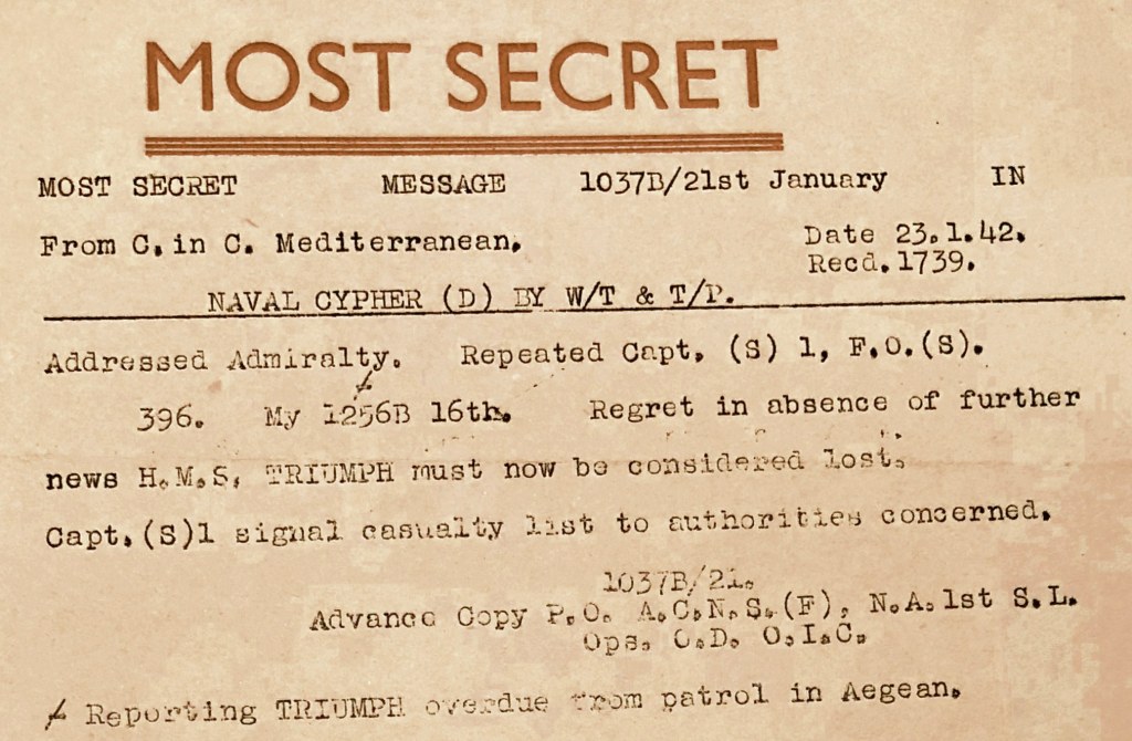 Finding British Sub HMS&nbsp;Triumph